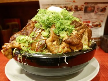 ポミエ 日本橋 総重量1 5kgのデカ盛りカツ丼 食欲のリミッター外して覚悟していけっ 大阪のたまごサンドしらんの